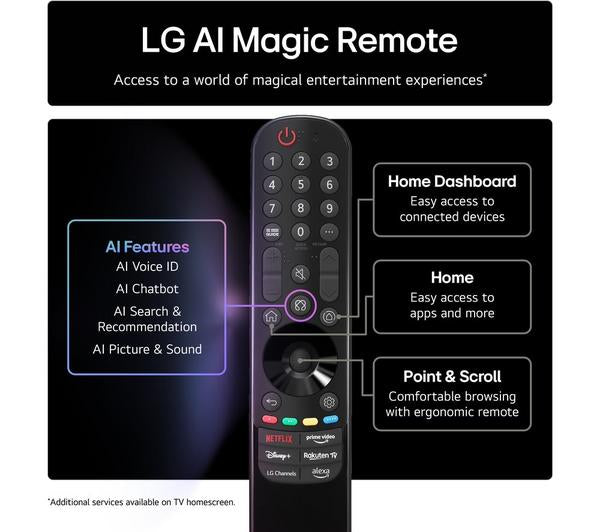 OLED evo LG G5 77 Inch 4K HDR Wall Mount Smart TV 2025