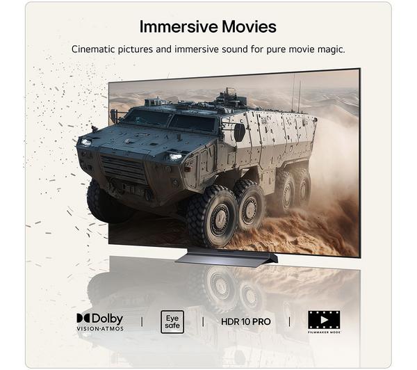 OLED Evo 4K 165Hz 65 Inch Premium LG Gaming Smart TV