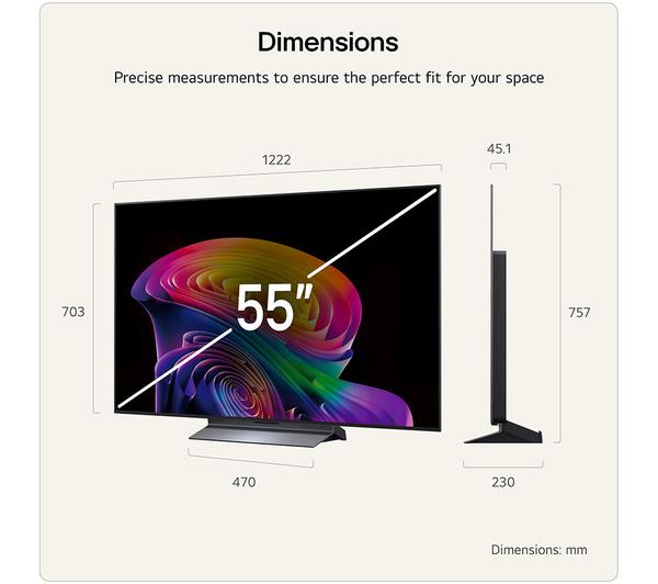 OLED 4K 165Hz AI Smart TV 55 Inch LG C6 Series 2026